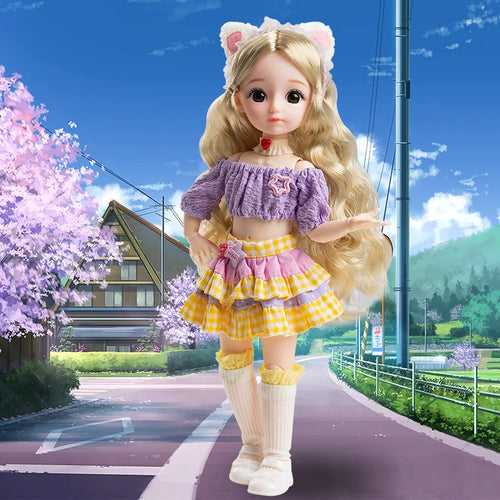 Kawaii 30cm BJD Doll with Princess Clothes and Accessories ToylandEU.com Toyland EU