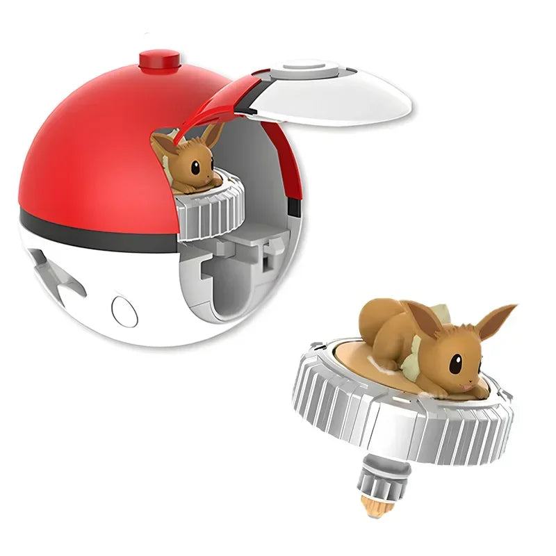 Pokemon Arena Set | Spinning Top Battle Game | Pokeball Box | Figures