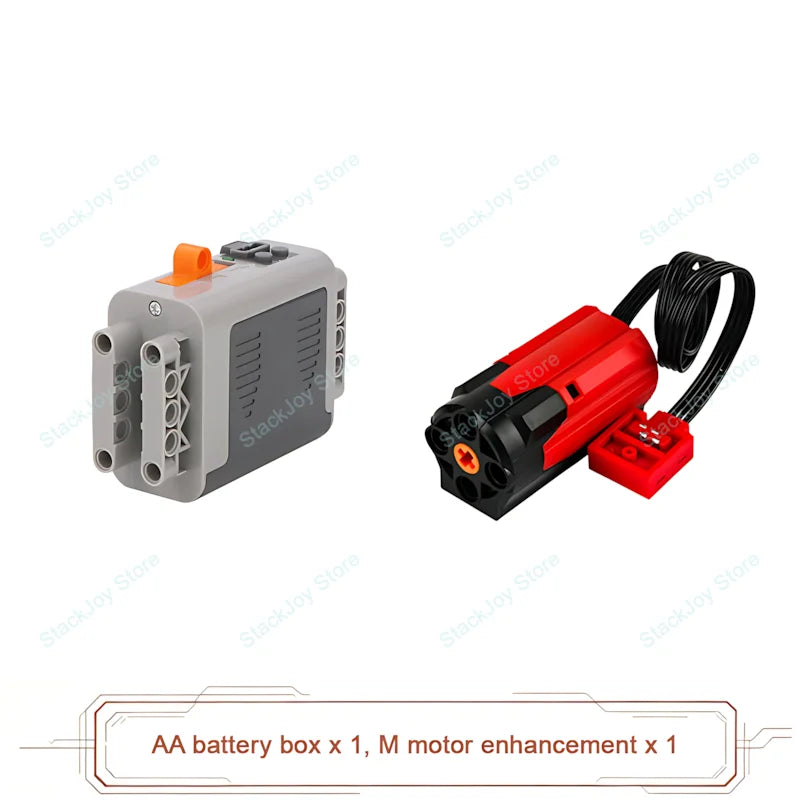 IR Motor Battery Box | Power Functions Compatible | Lego Model Bricks