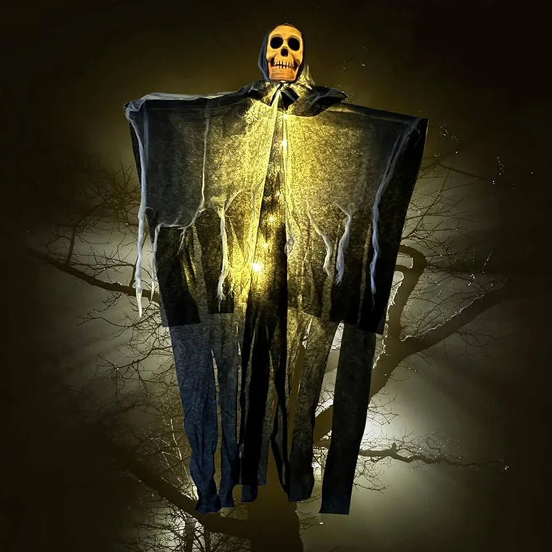 Hanging Ghost Prop | Glowing Non Woven Fabric | Indoors Outdoors | Single Pack