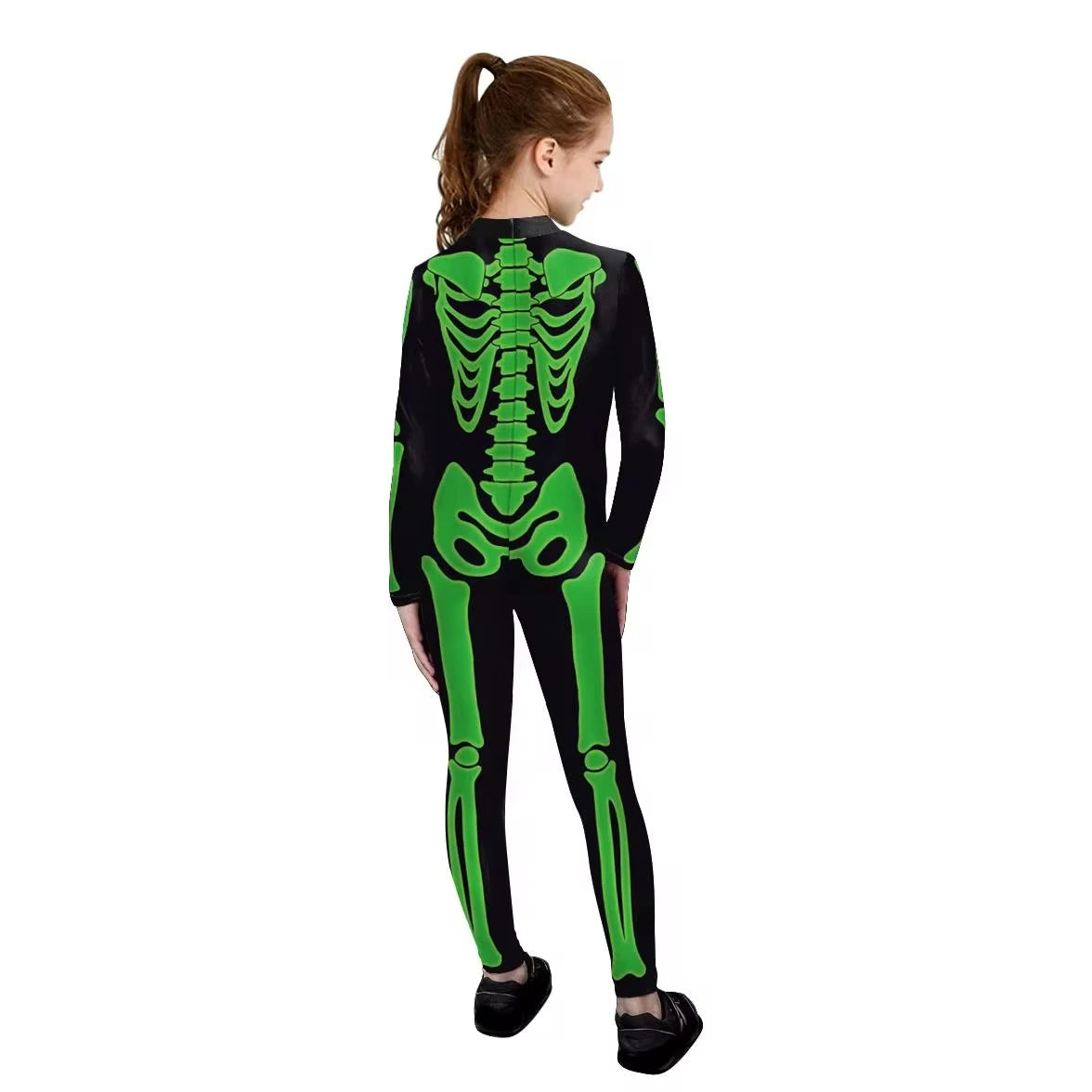 Glow-in-the-Dark Skeleton Costume for Kids - Spooky Fun Costume!