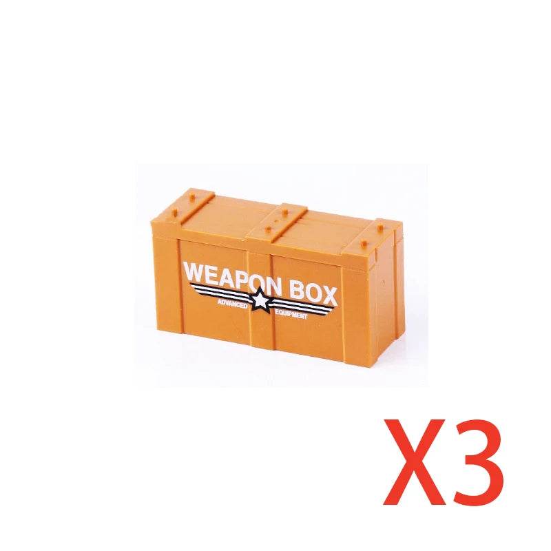 Premium Building Blocks Set Camouflage Military Equipment With Roadblock And Aircraft Parts For Kids - ToylandEU