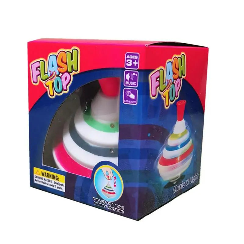 Musical Spinning Top Toy with LED Lights and Music - ToylandEU