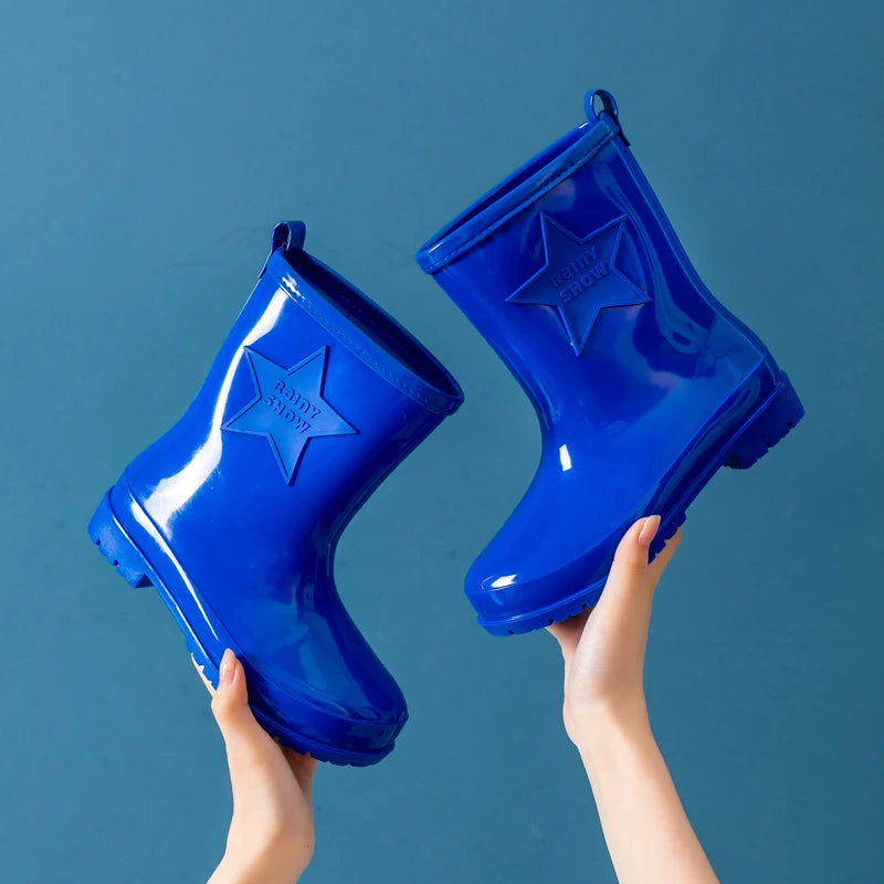 Kids Rain Boots | Waterproof Non Slip | Lightweight Eva | Youth Sizes 27 To 40