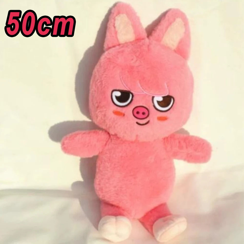 Skzoo Wolfchan Plush Toy | 23-50 cm Size | PP Cotton Filling | Large Size