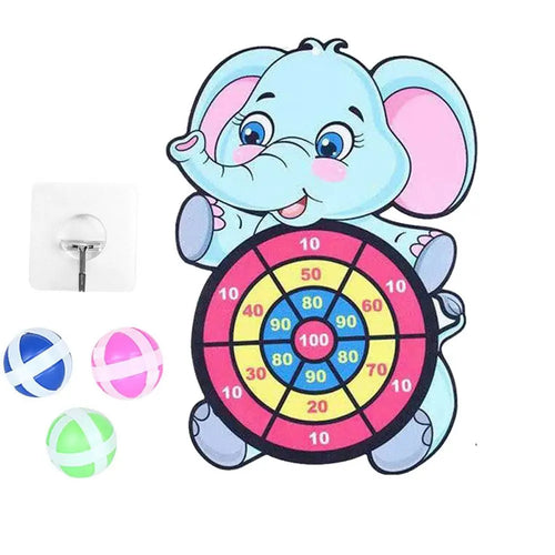 Fun and Safe Animal Sticky Ball Dartboard Game for Kids ToylandEU.com Toyland EU