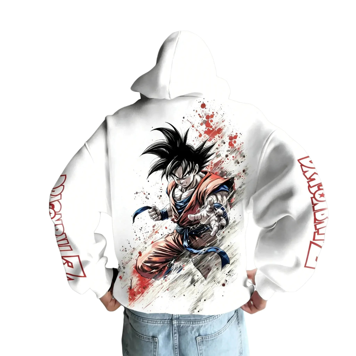 Dragon Ball Anime Hoodie | Son Goku Graphic | Loose Fit Cut | Adult Unisex