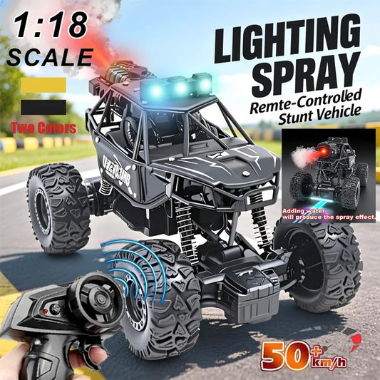 4WD RC Car With Ultra Bright LED Lights AllTerrain