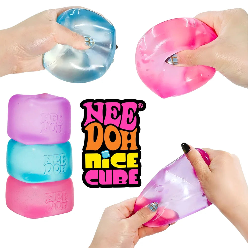 Sensory Fidget Cube | Stress Relief Squeeze | Anti Anxiety Focus | Desktop Toy