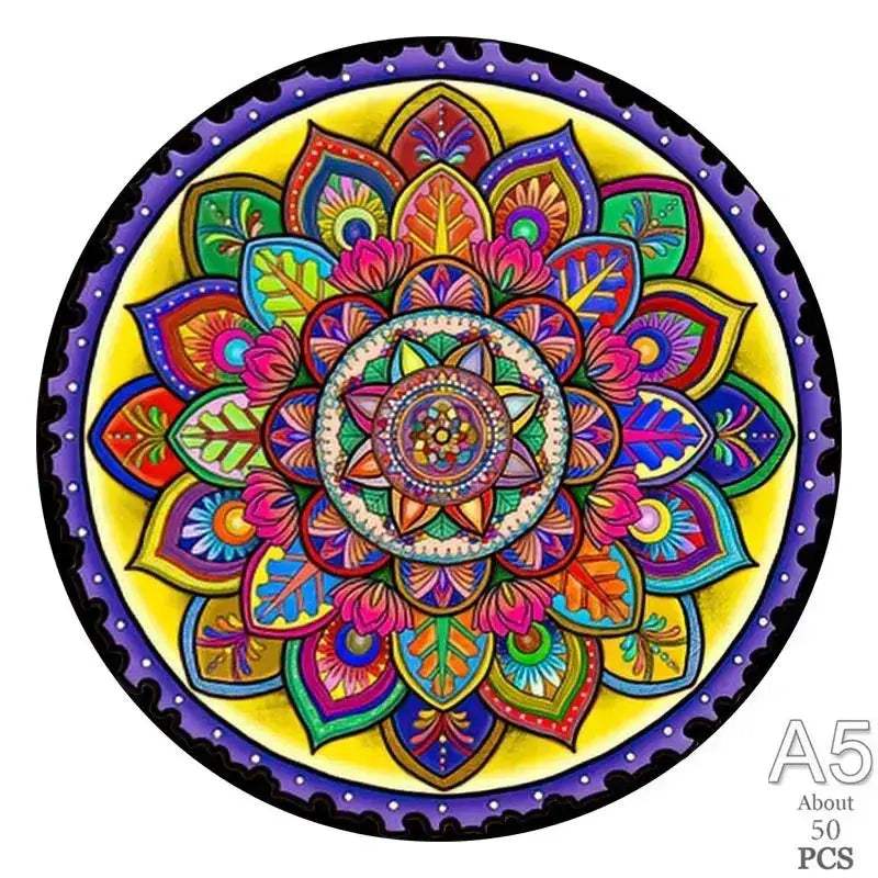 Circular Wooden Animal Jigsaw Puzzle For All Ages 3D - ToylandEU