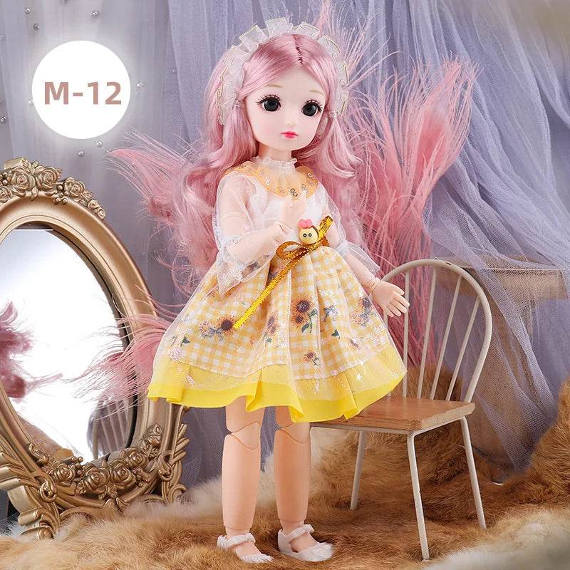 BJD Dolls For Girls 30 CM Anime Hinged Doll With Clothes - ToylandEU