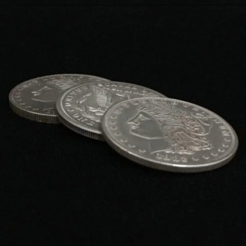 Triad Coins Gimmick | Coin Magic Trick | Three Coin Change | Close Up Magic Set
