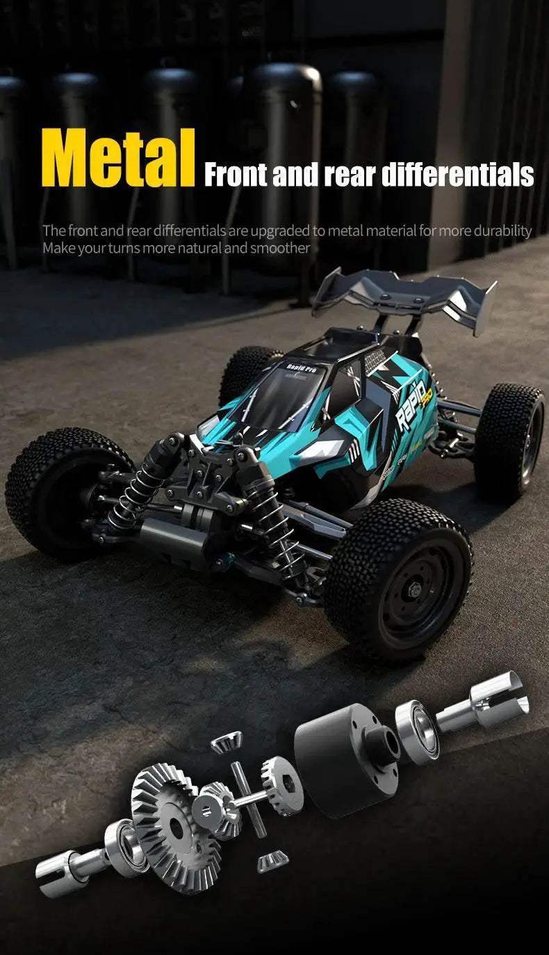 Teeggi 16101 /16102 PRO High Speed 1:16 RC Car With LED - ToylandEU