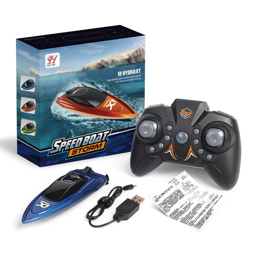 RC Boat Children's Mini Remote Control Boat Speedboat Summer Swimming ToylandEU.com Toyland EU