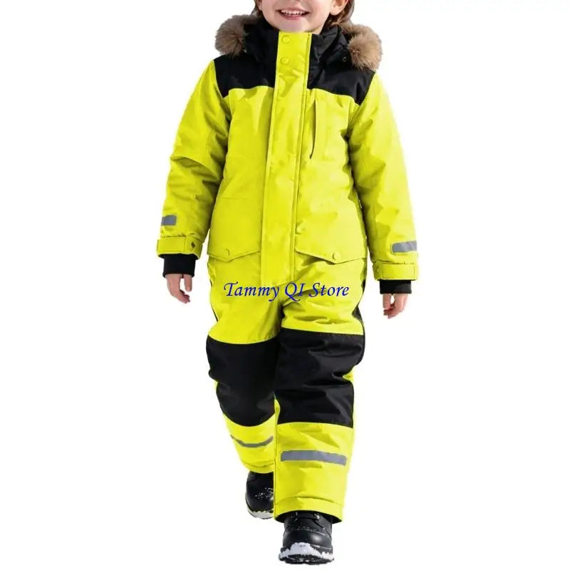 Kids Ski Suit | Waterproof Windproof | Warm Lining Detail | Boys Girls