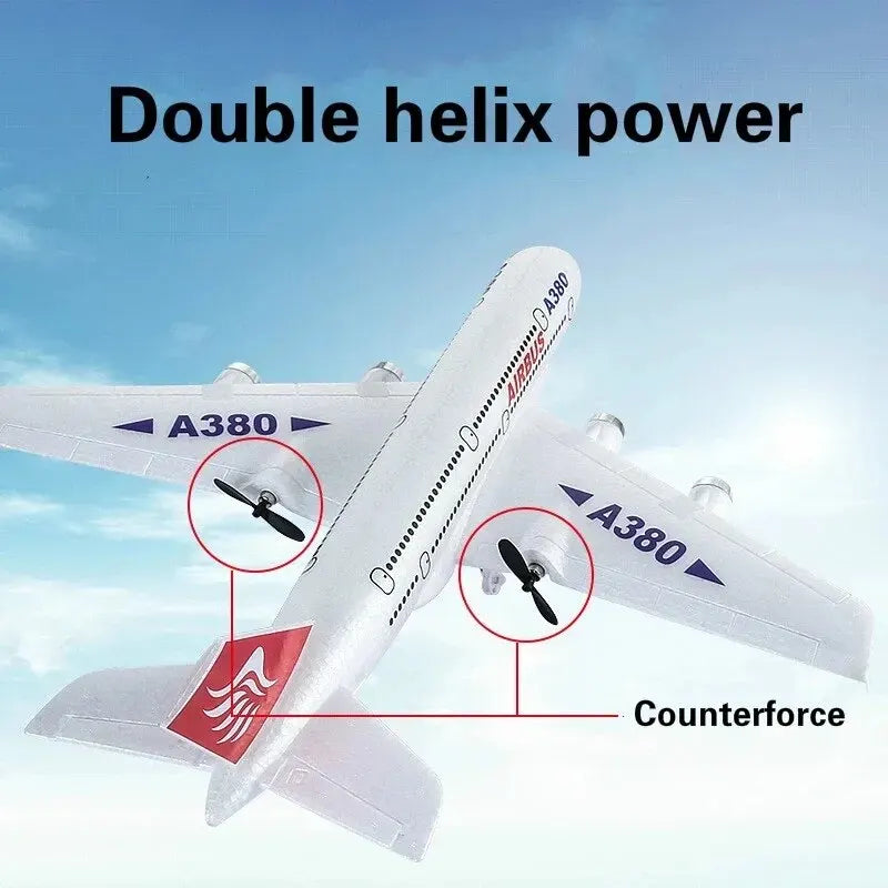 Airbus A380 RC Airplane 2.4G Fixed Wing Boeing 747 Remote Control - ToylandEU