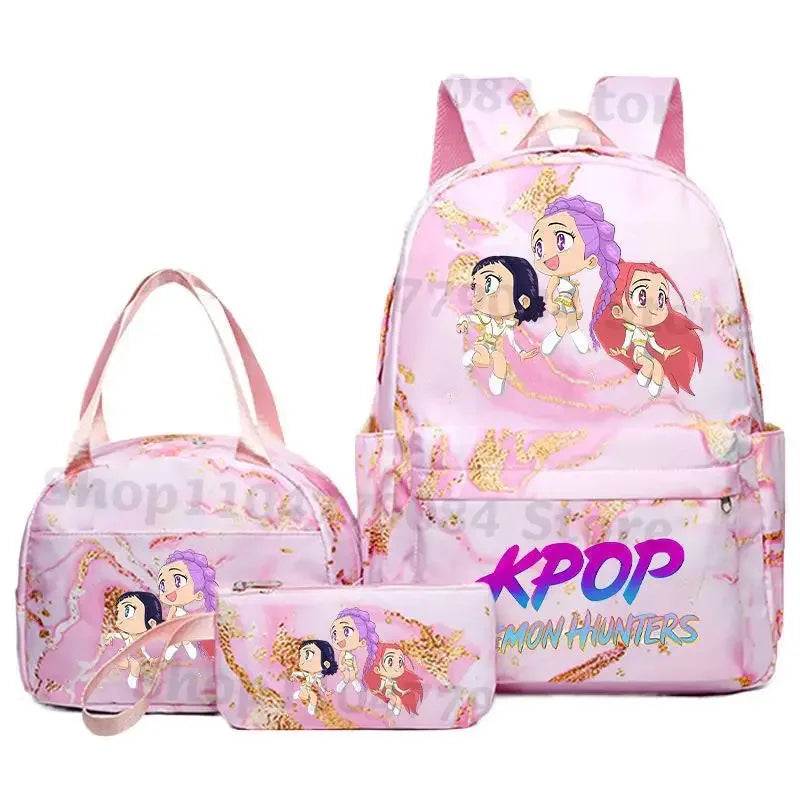 Anime Backpack Gift Set With Lunch Bag And Pencil Case - ToylandEU