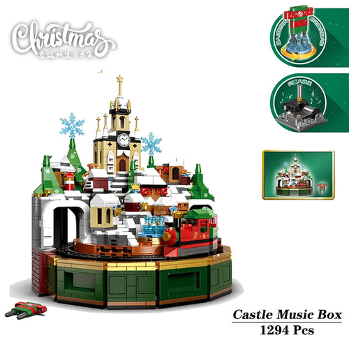 Christmas Series Bricks Toys High-Tech RC Rail Car Building Blocks ToylandEU.com Toyland EU