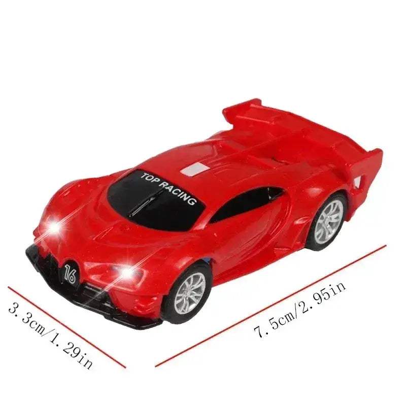 Slot Car Racing Track Set With Police Cars Scale Toy - ToylandEU