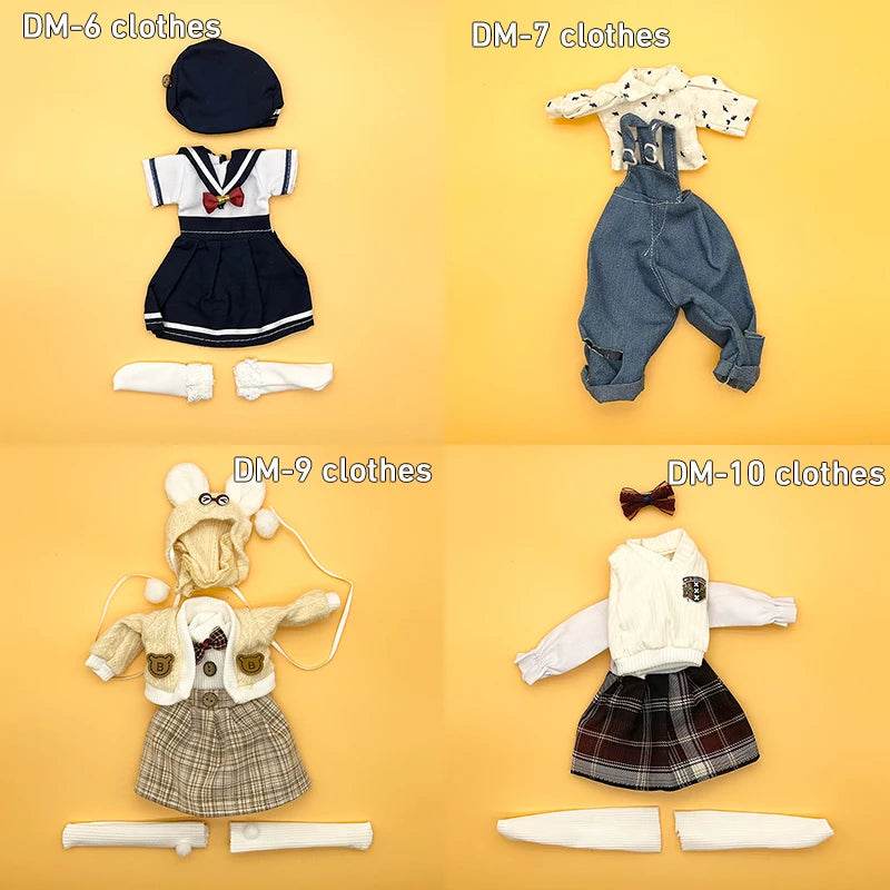 Bjd Dolls 30cm Anime Doll Full Set 1/6 Bjd Movable Body - ToylandEU