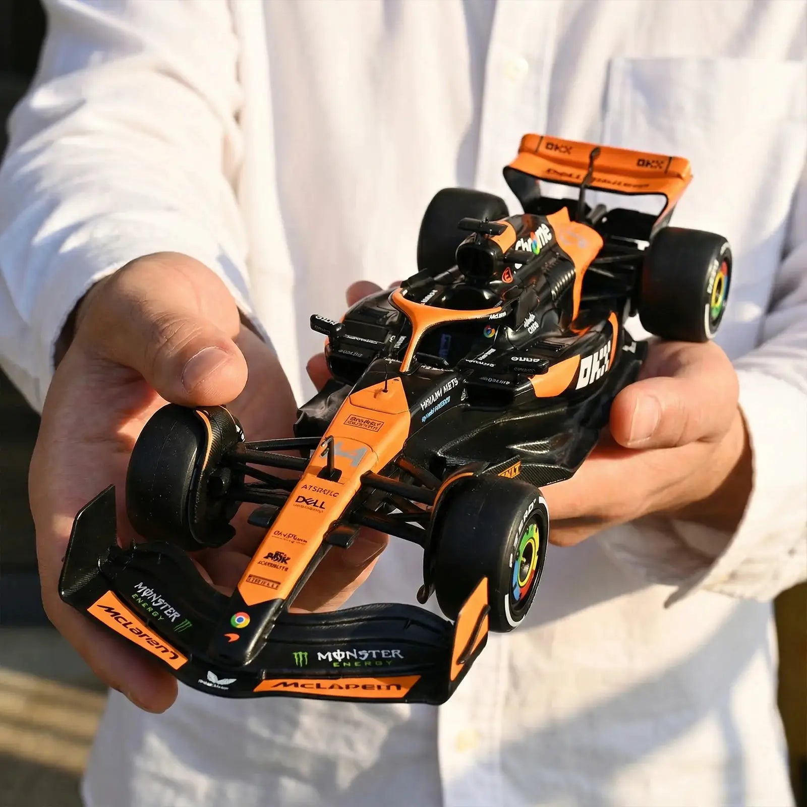 1:18 McLaren F1 MCL38 2024 Alloy Sports Car Model Diecast Boy Toys No.4 British Driver Lando Norris Formula 1 Desktop Ornaments - ToylandEU