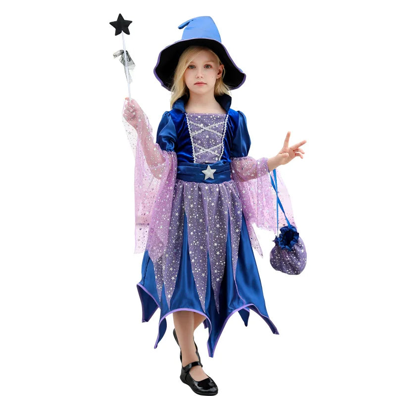 Enchanting Witch Costume Set for Girls: Perfect for Halloween & More!