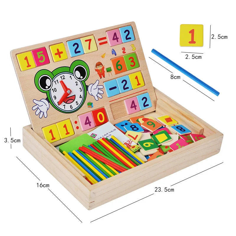 Engage Kids with Montessori Wooden Math Blocks - ToylandEU