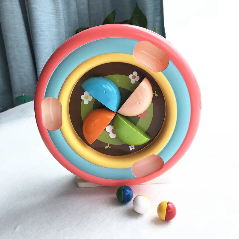 Electric Marble Wheel Building Blocks with Lift Track for Endless Fun