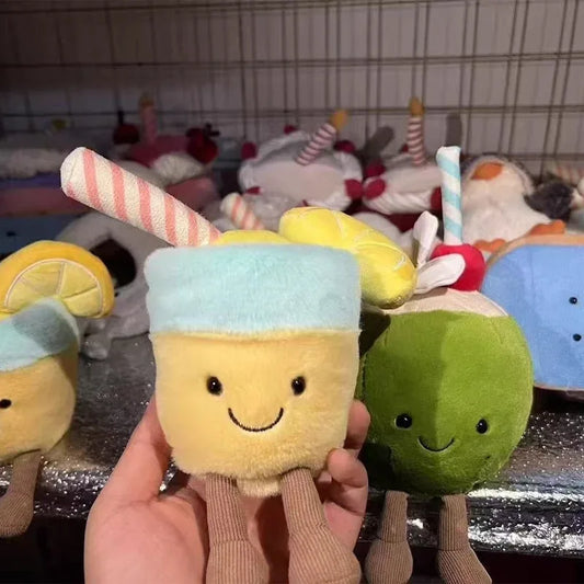 Kawaii Plush Toy Coconut Lemonade 20cm Soft Room Decor Gift - ToylandEU