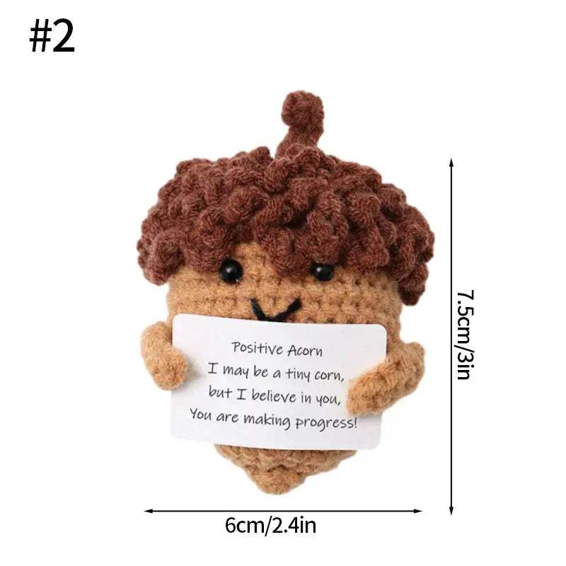 Handmade Positive Energy Crochet Bee Doll For Home Decor Gift - ToylandEU