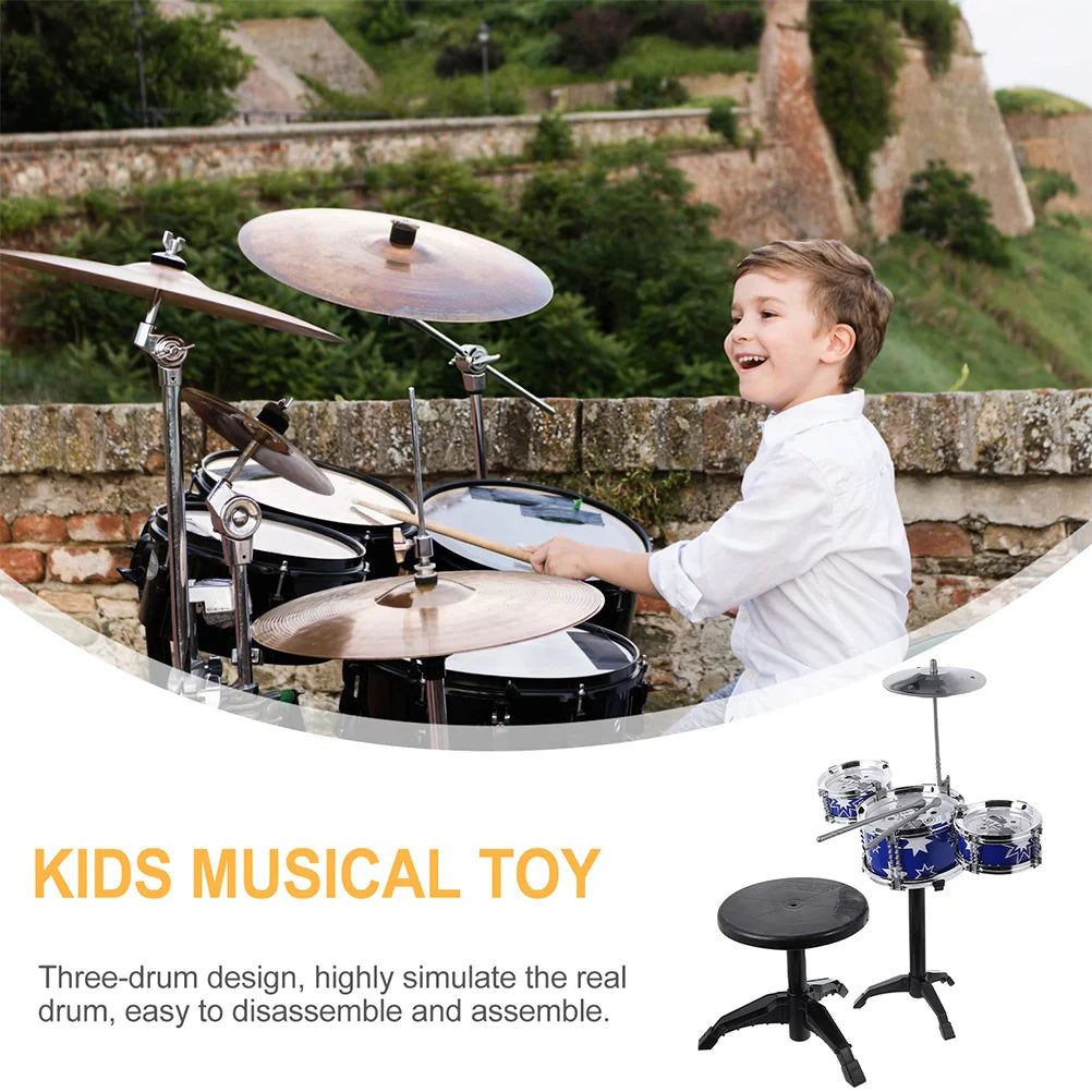 Percussion Instrument Drum Kit Toy Child Educational Toys Children - ToylandEU