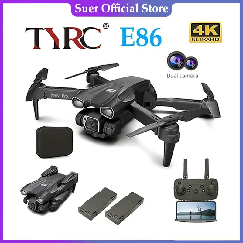 XK E86 Pro Drone with Wide Angle HD 4K 1080P Camera and WIFI FPV for Aerial Photography - ToylandEU