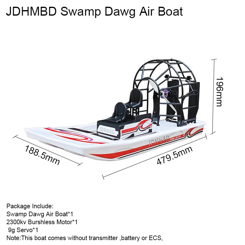 High Speed Swamp Dawg Remote Control Boat