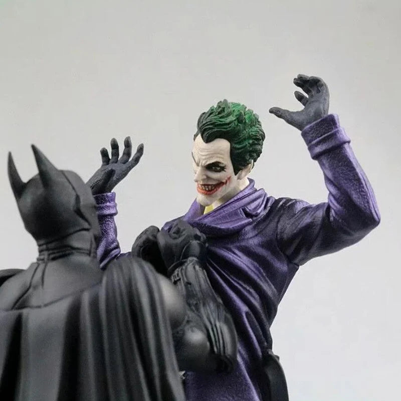 Batman Action Figure With Joker Battle Statue Premium Collectible