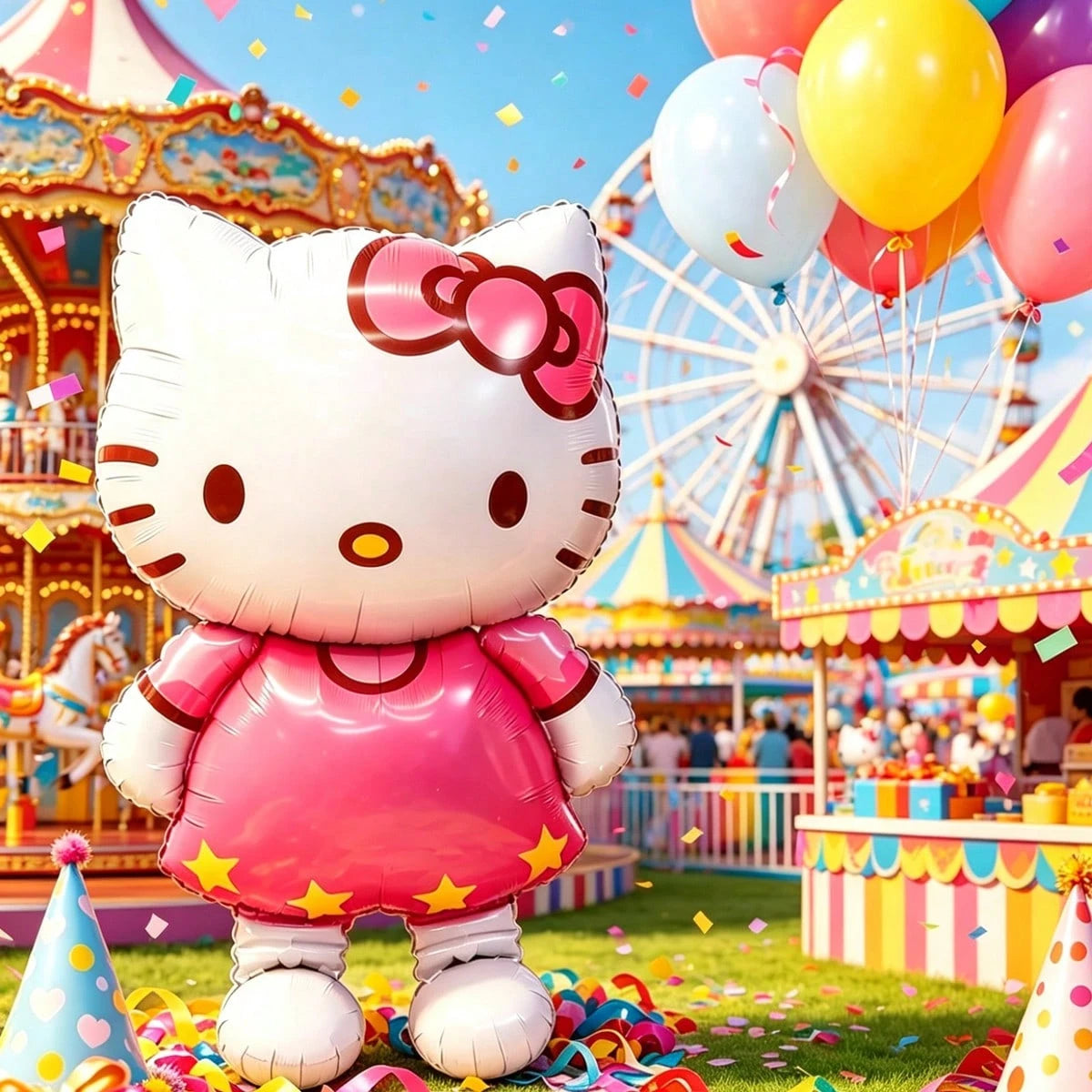 Hello Kitty Balloon | Large Size | Cartoon Print | Party Decor