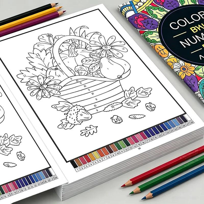Color By Number Book | 32 Pages | Toylandeu™