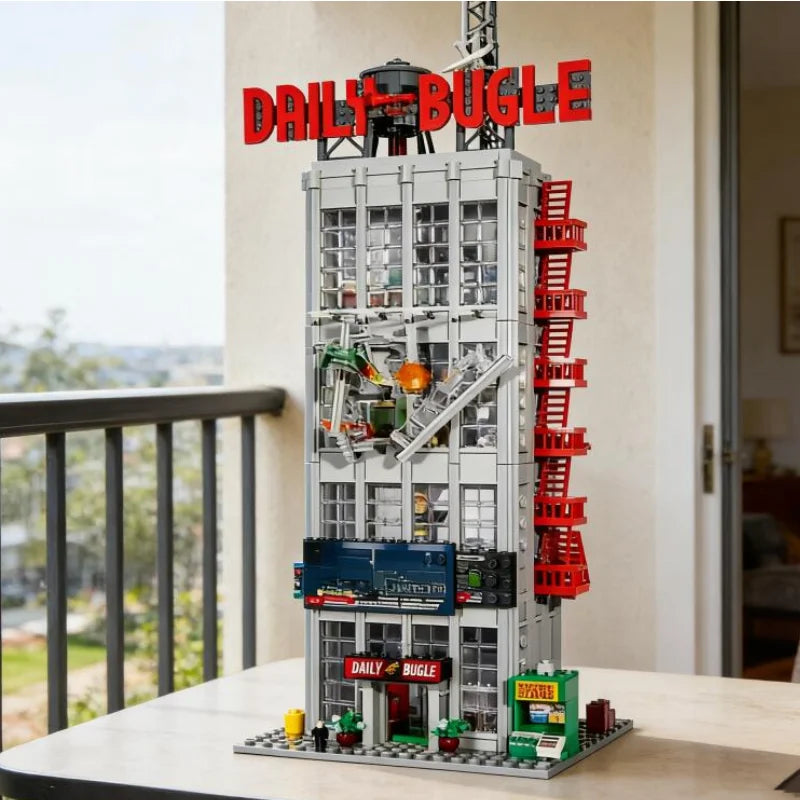 Building Block Set | 3772 Pieces | Daily Bugle Marvel Theme | Ages 18 Plus