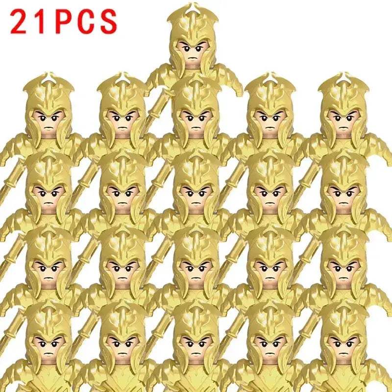 Lego Compatible Fantasy Army Building Blocks Figures Set - ToylandEU