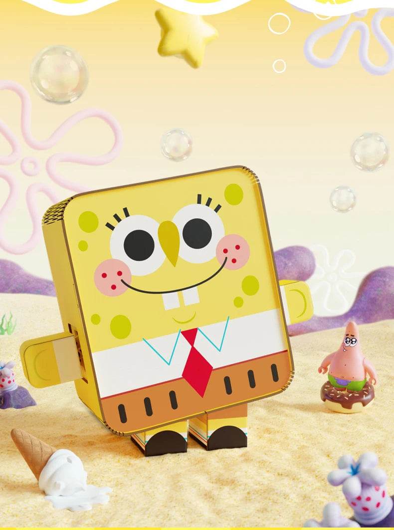 Spongebob Cartoon Krusty Krab Restaurant Building Blocks Toy - ToylandEU