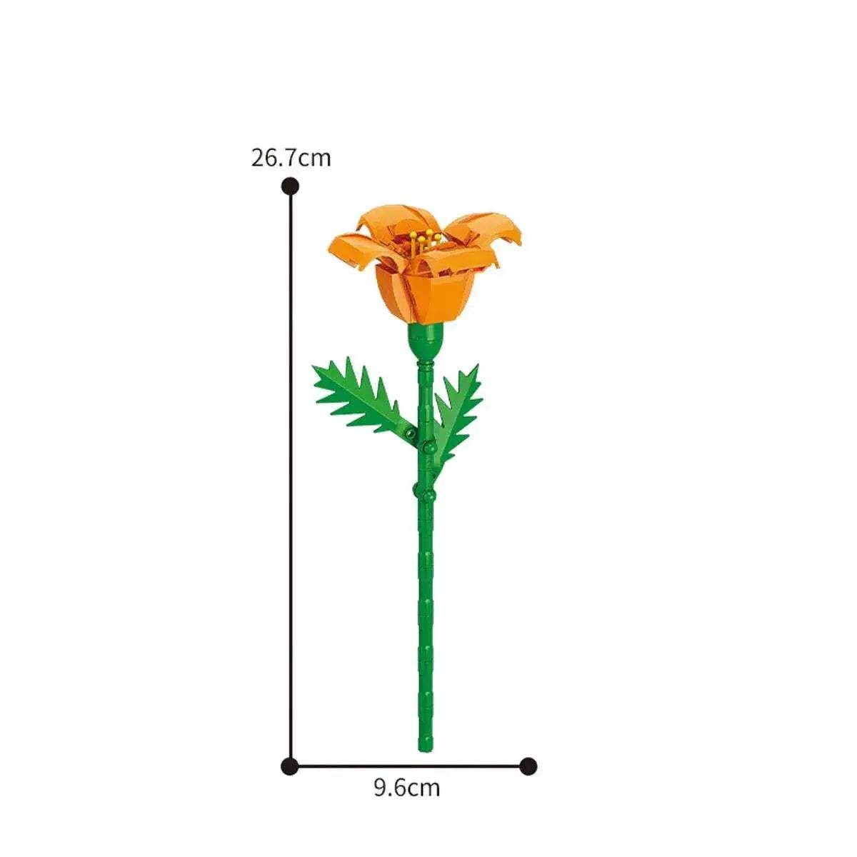 Eternal Block Flower Assembly Bouquet Desktop Decoration Toy - ToylandEU