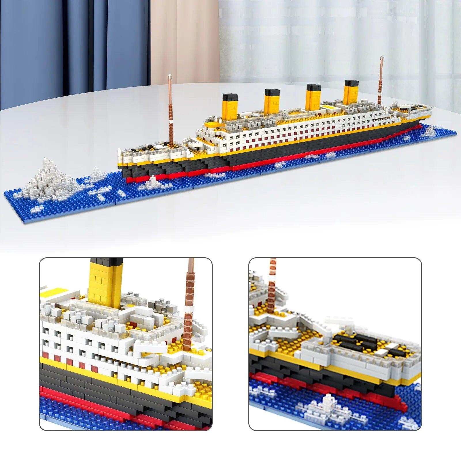 Titanic 1860-Piece Micro Mini Building Blocks Set - ToylandEU