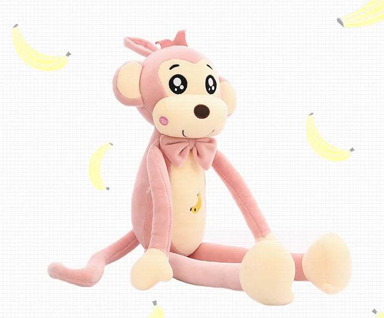 Creative Cute Cartoon Plush Monkey Doll with Long Arms and Legs Baby Sleeping Pillow Gift - ToylandEU