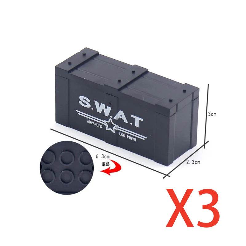 Premium Building Blocks Set Camouflage Military Equipment With Roadblock And Aircraft Parts For Kids - ToylandEU