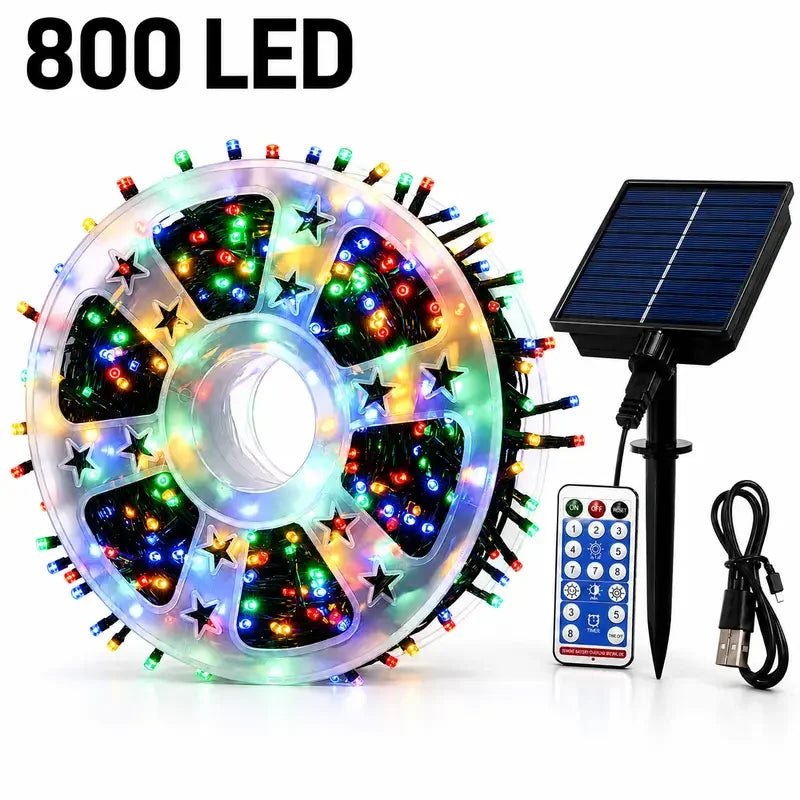 Halloween String Lights | 335 Ft 800 Led | Remote | Purple Orange Patio Decor