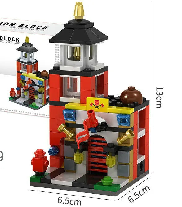Lego Compatible Building Blocks | Mini City Street View Set | Small Blocks | 14+