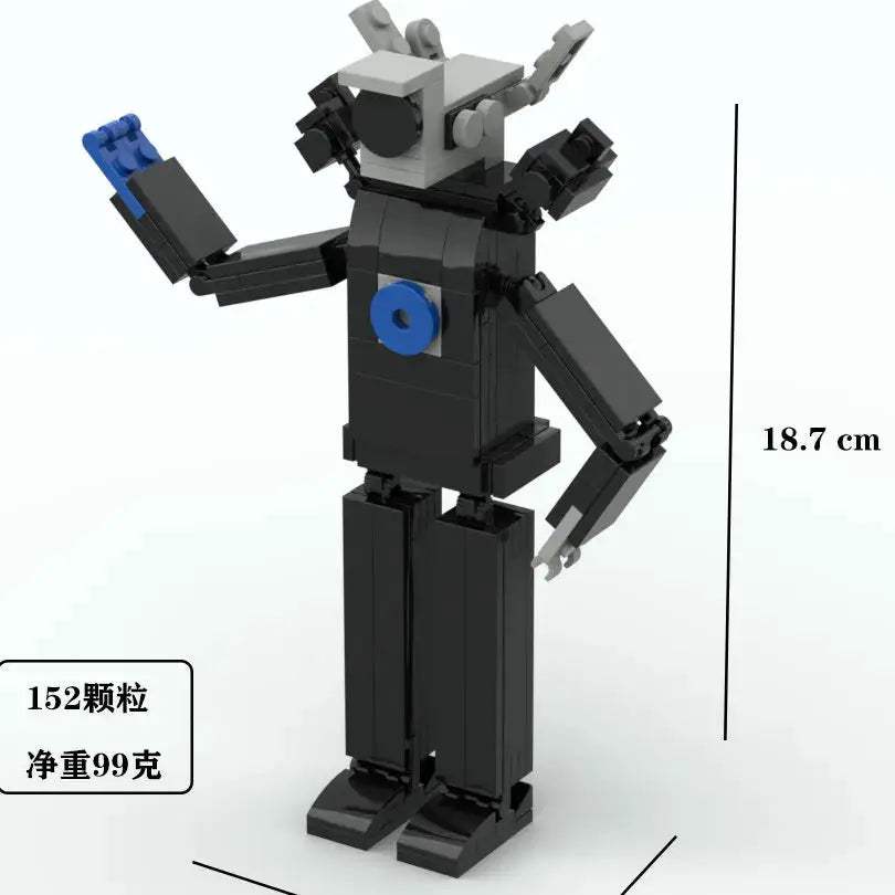 Skibidi Toilet Lego Style Building Blocks Collectible Figure - ToylandEU