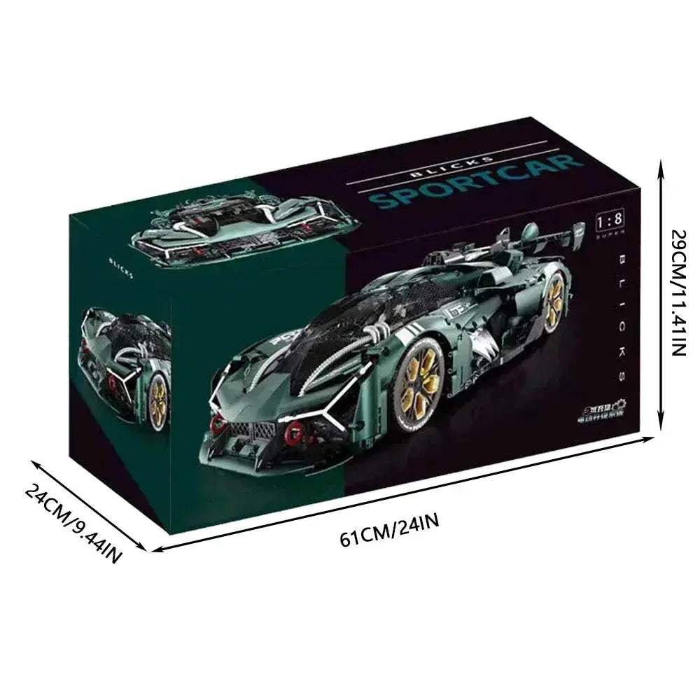 Sports Car Building Blocks Set For Kids Educational Gift Idea - ToylandEU