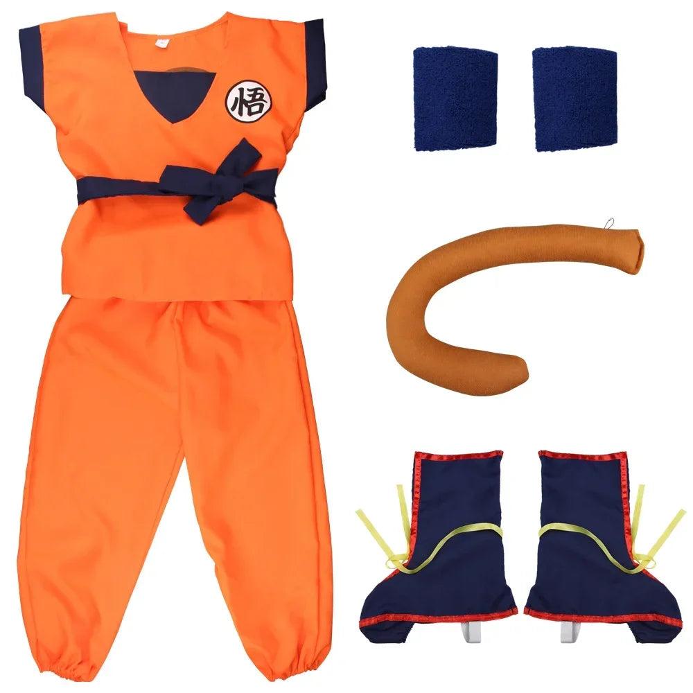 Goku Cosplay Costume | Blue Gold Outfit | Toylandeu™