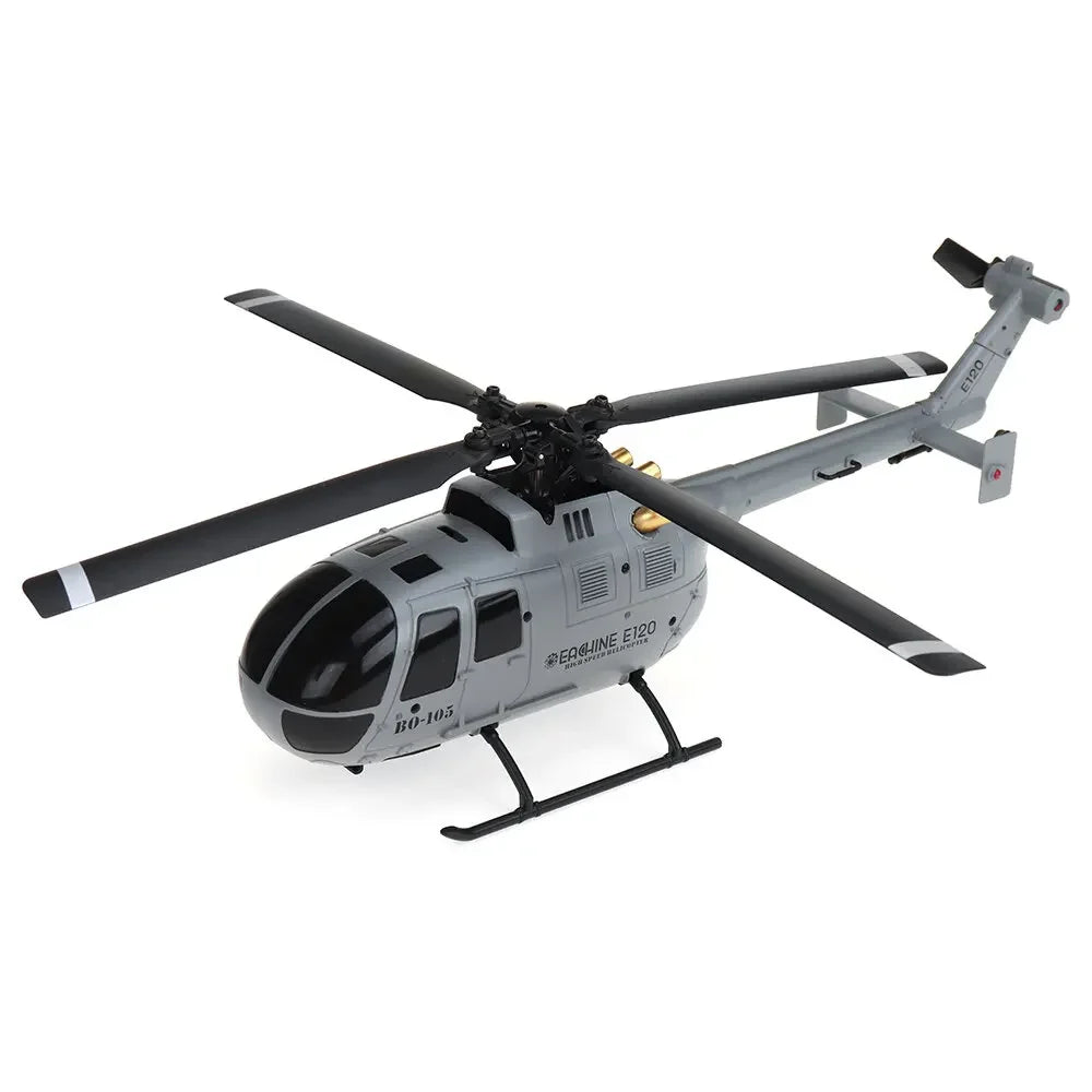 C186 RC Helicopter 2.4G 4CH Scale BO105 6-Axis Gyro Optical Flow Toyland EU