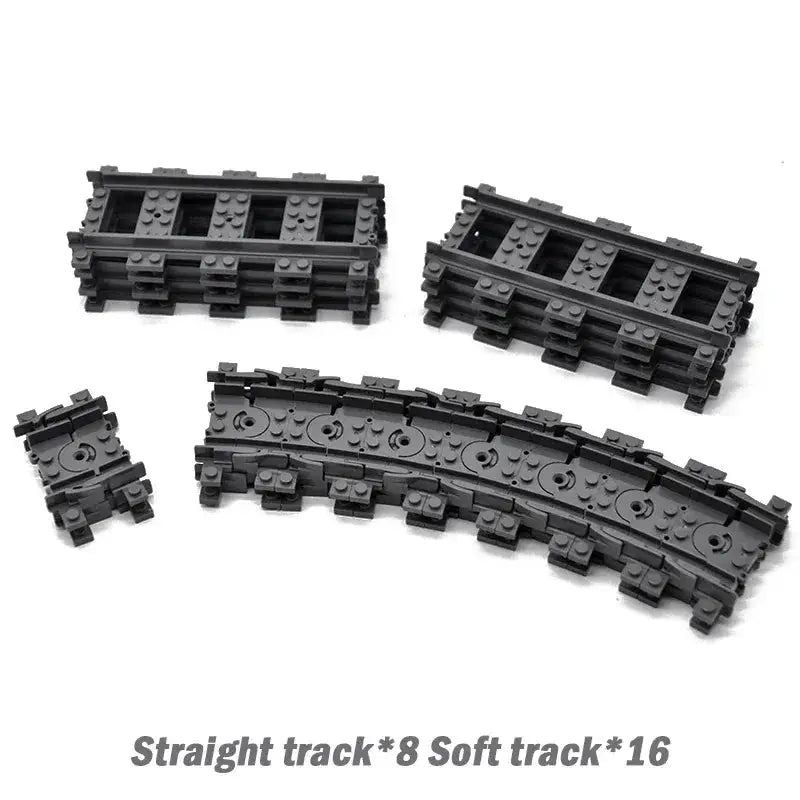 City Train Tracks Flexible Sets For Lego Compatible Bricks - ToylandEU